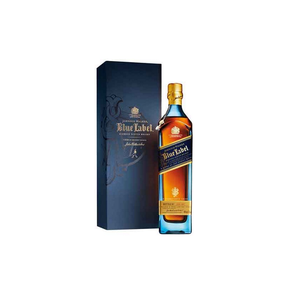 BLENDED SCHOTCH WHISKY JOHNNIE WALKER BLUE LABEL  0.70 litri