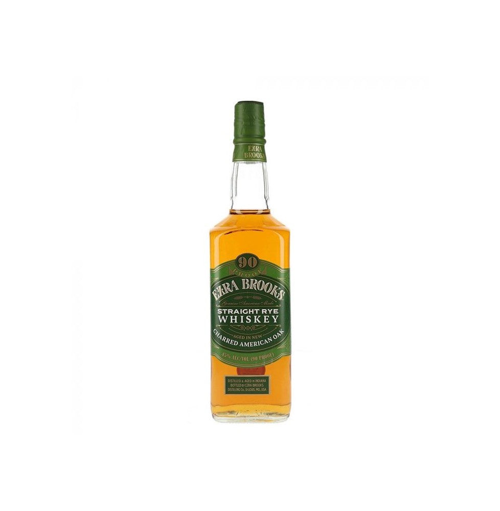 KENTUCKY STRAIGHT RYE WHISKY EZRA BROOKS RYE 0.70 litri
