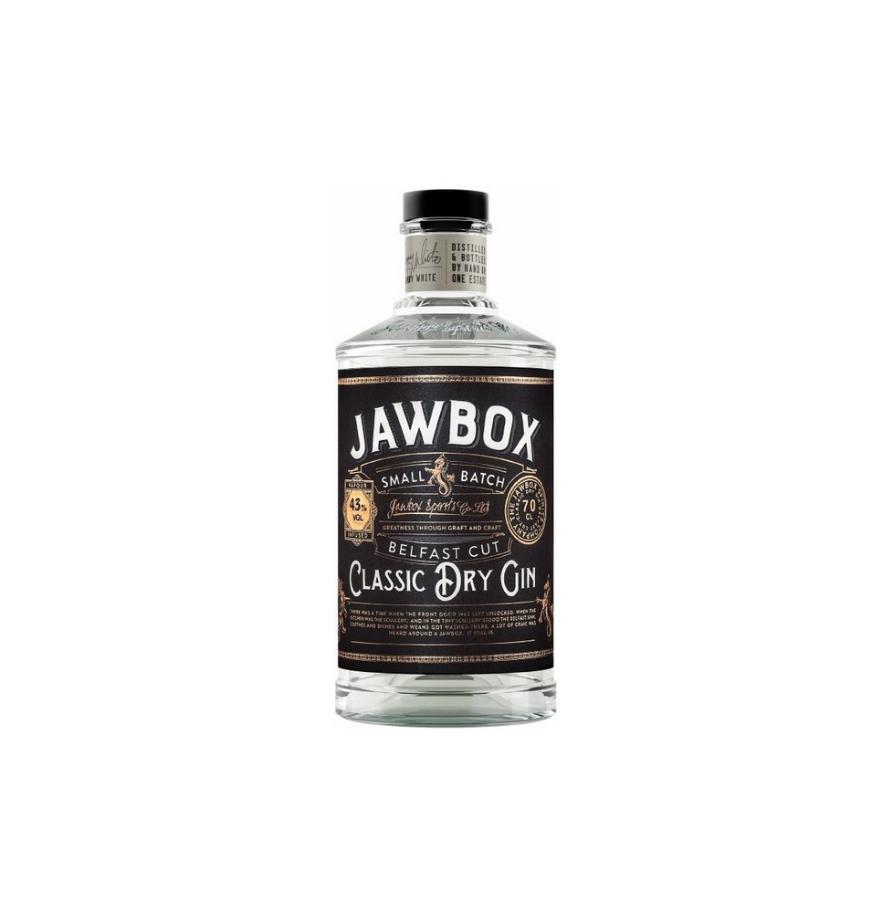 GIN JAWBOX DRY BELFAST  0.70 litri