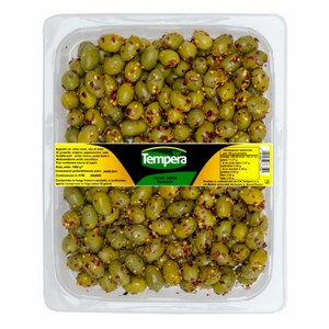 Olive Tempera Verdi Piccanti 1kg.