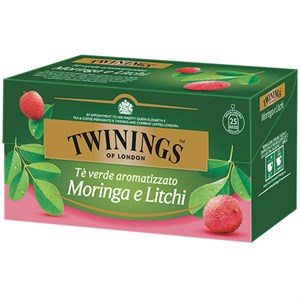 Twinings Green Moringa-litchi 25pz