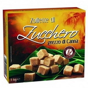 Zucchero Zollette Grezzo 1kg.nov.z.