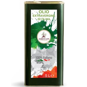 Olio Evo Lupi 5lt. Lat.100% Italiano