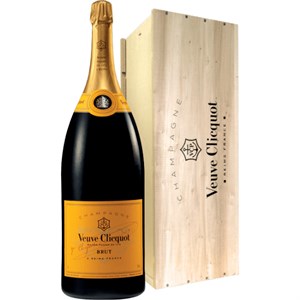 Veuve Clicquot Champagne Yellow Label  Cassetta In Legno 3.00 Litri